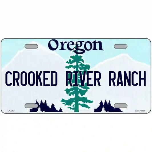 Crooked River Ranch Oregon Metal Sign