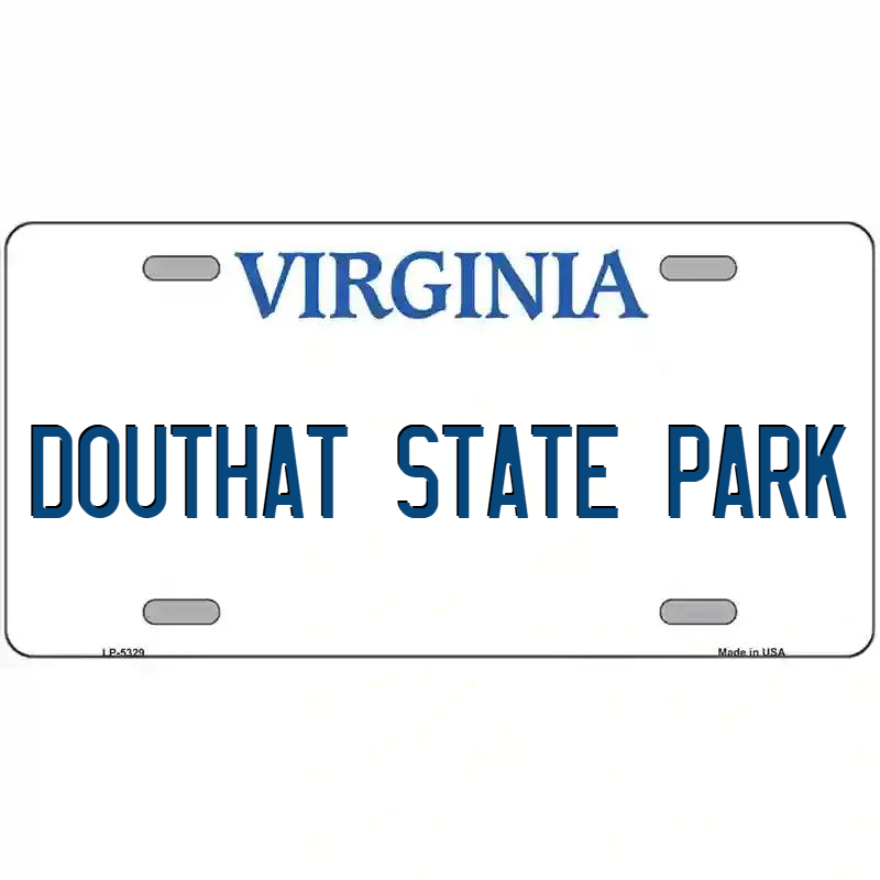 Douthat State Park Virginia Metal Sign