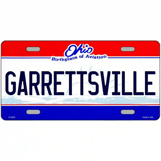 Garrettsville Ohio Metal Sign