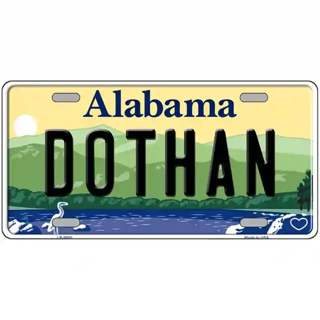 Dothan Alabama Metal Sign