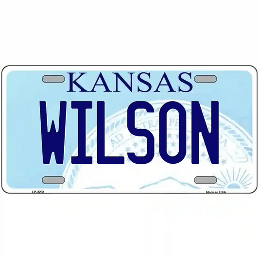 Wilson Kansas Metal Sign