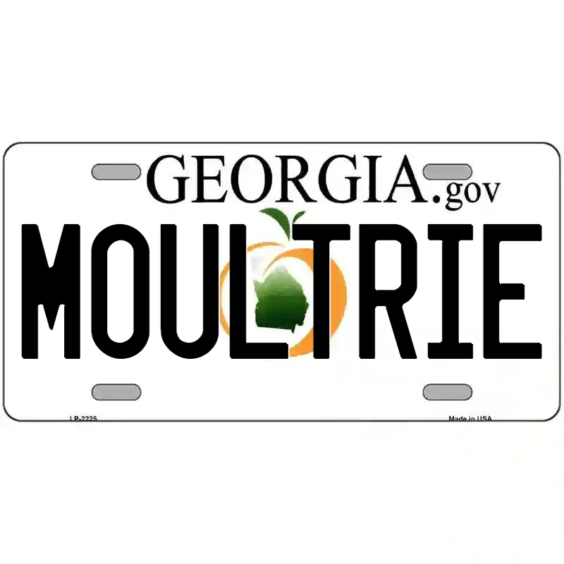 Moultrie Georgia Metal Sign