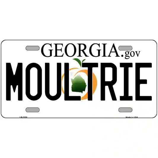 Moultrie Georgia Metal Sign