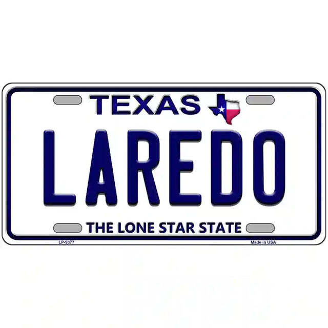 Laredo Texas Metal Sign