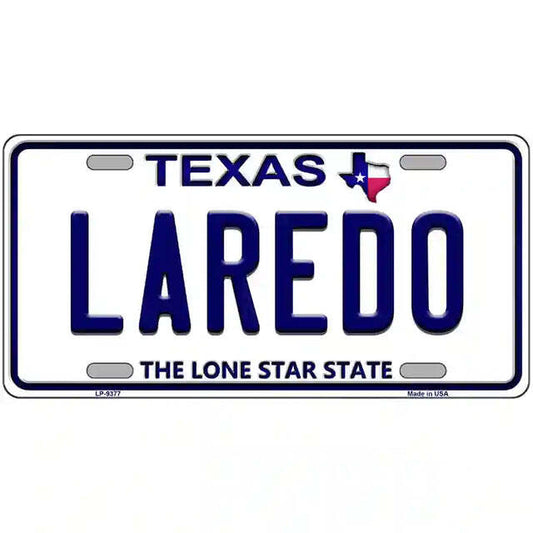 Laredo Texas Metal Sign