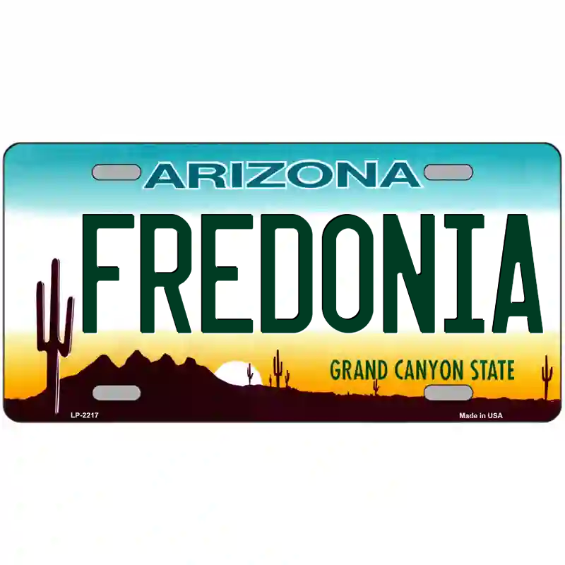 Fredonia Arizona Metal Sign