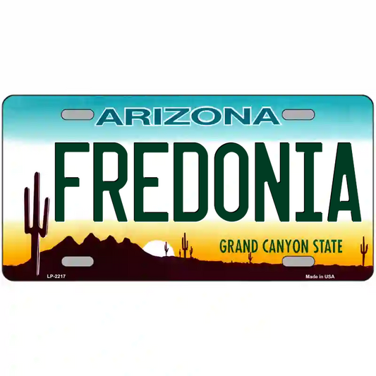 Fredonia Arizona Metal Sign