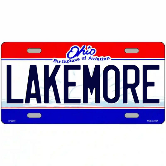 Lakemore Ohio Metal Sign