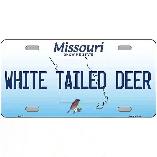 White-Tailed Deer Missouri Metal Sign