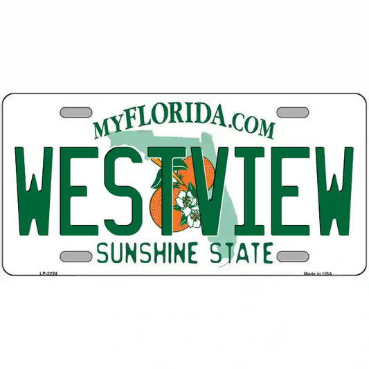 Westview Florida Metal Sign