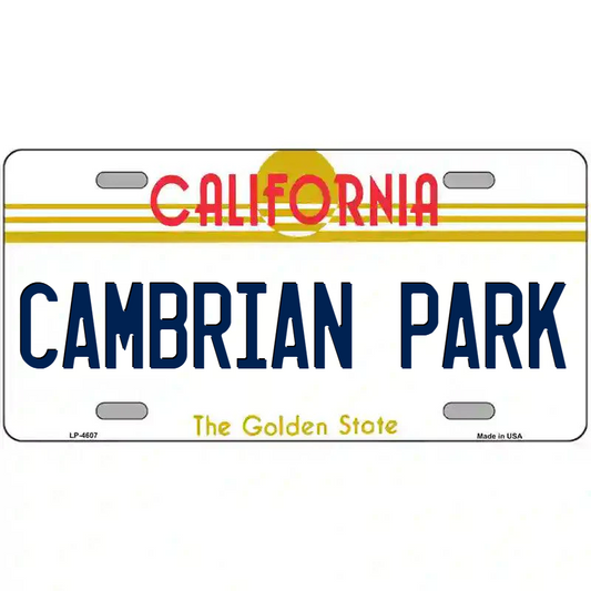 Cambrian Park California Metal Sign