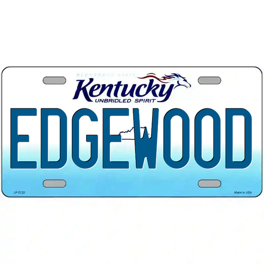 Edgewood Kentucky Metal Sign