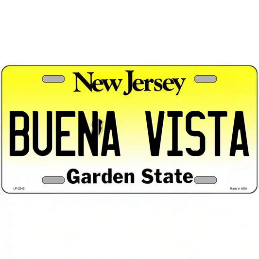 Buena Vista New Jersey Metal Sign