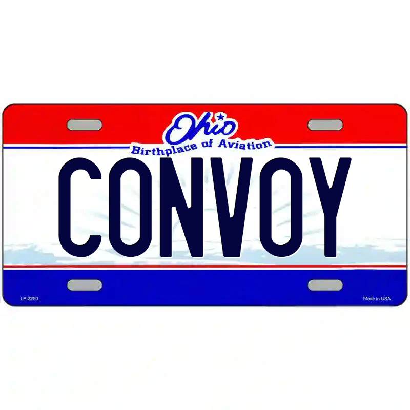 Convoy Ohio Metal Sign