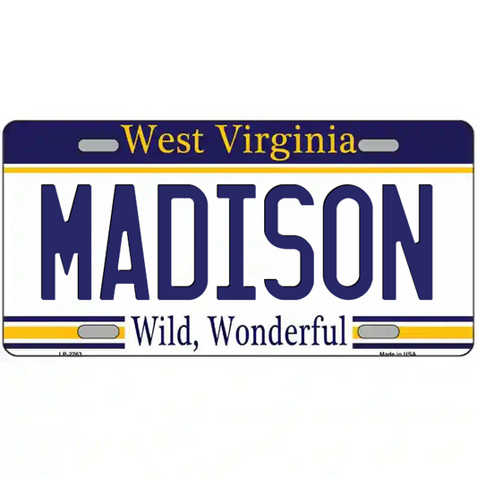 Madison West Virginia Metal Sign