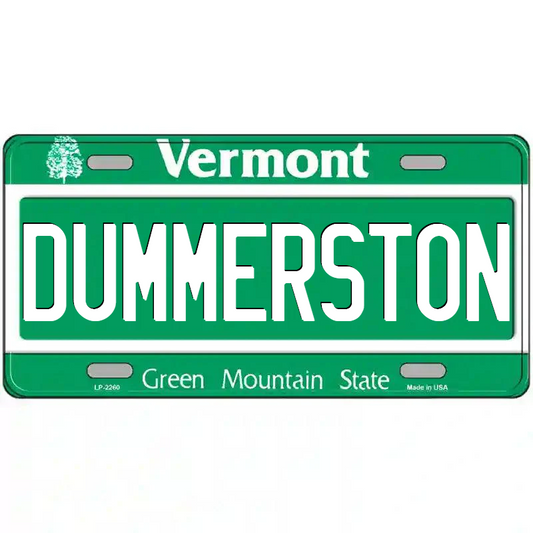 Dummerston Vermont Metal Sign