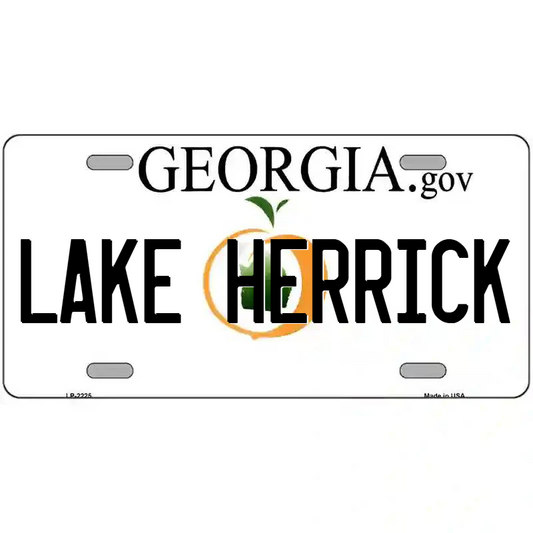 Lake Herrick Georgia Metal Sign