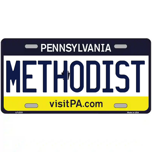 Methodist Pennsylvania Metal Sign