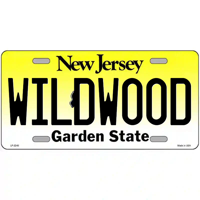 Wildwood New Jersey Metal Sign