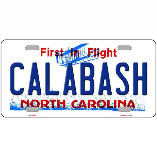 Calabash North Carolina Metal Sign