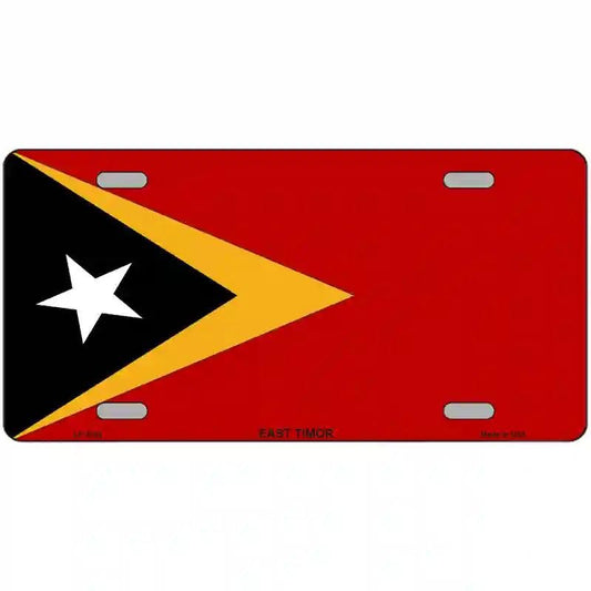 East Timor Flag Metal sign