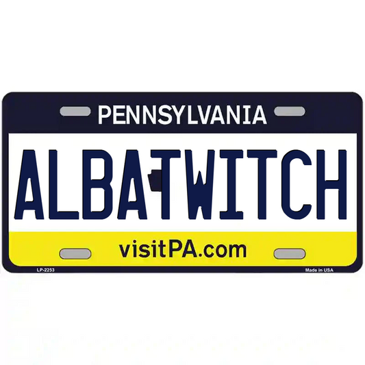 Albatwitch Pennsylvania Metal Sign