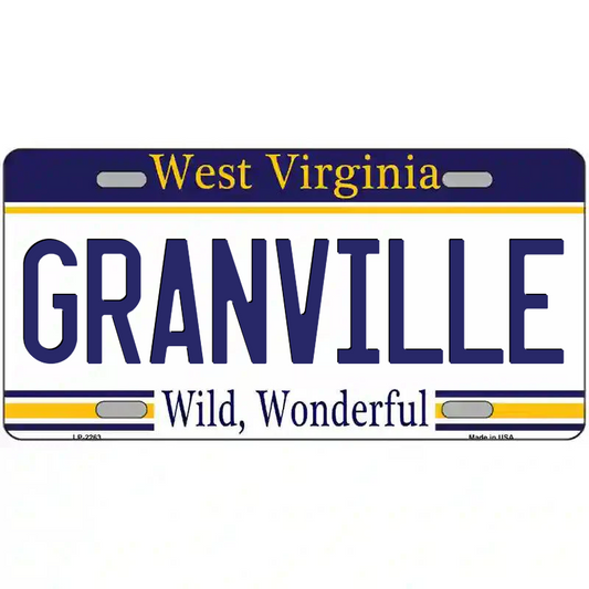 Granville West Virginia Metal Sign