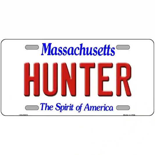 Hunter Massachusetts Metal Sign