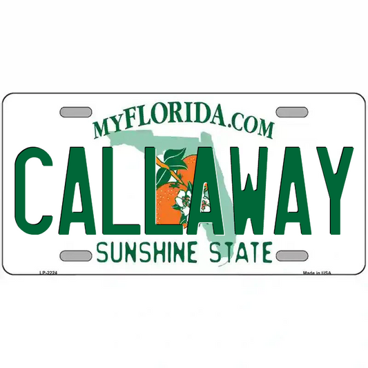Callaway Florida Metal Sign