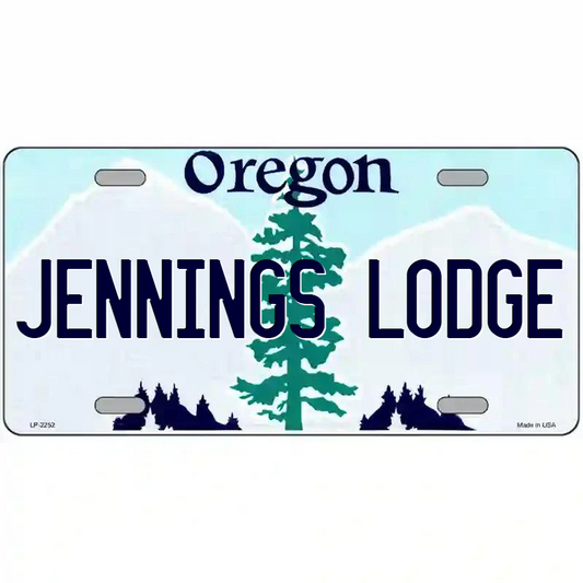Jennings Lodge Oregon Metal Sign