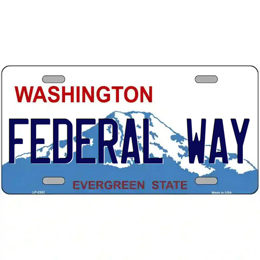 Federal Way Washington Metal Sign