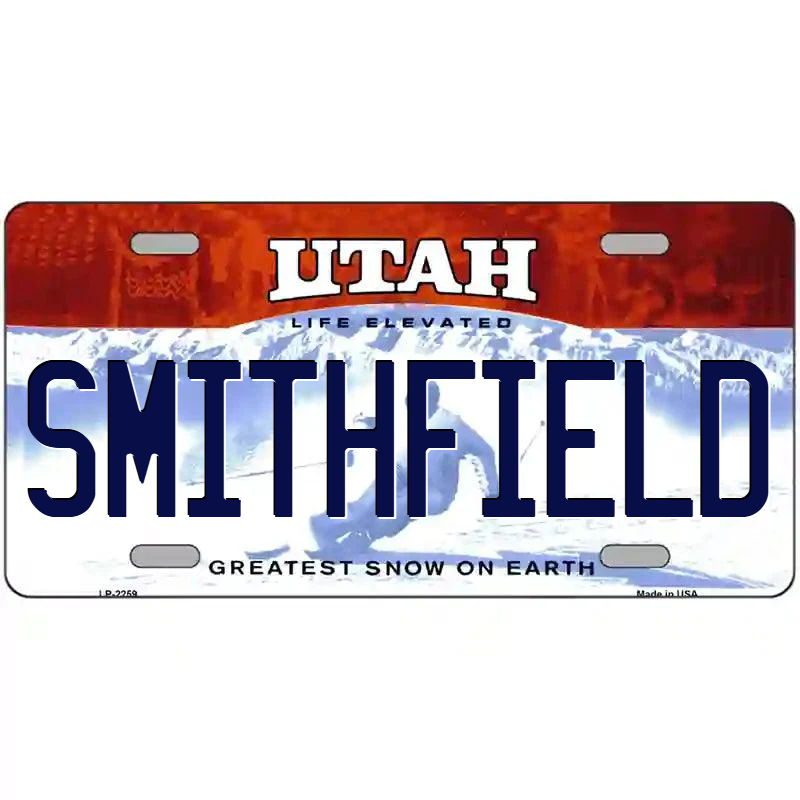 Smithfield Utah Metal Sign