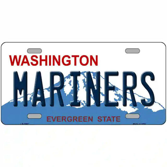 Mariners Washington Metal Sign