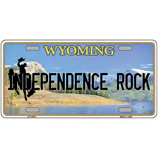 Independence Rock Wyoming Metal Sign