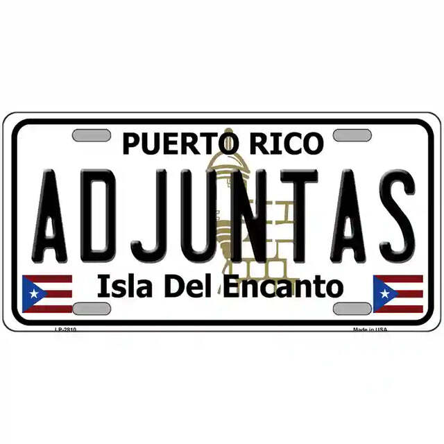 Adjuntas Puerto Rico Metal Sign