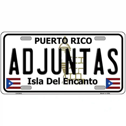 Adjuntas Puerto Rico Metal Sign