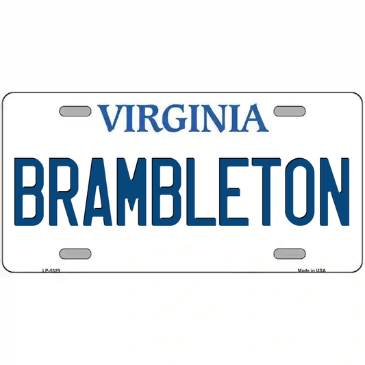 Brambleton Virginia Metal Sign