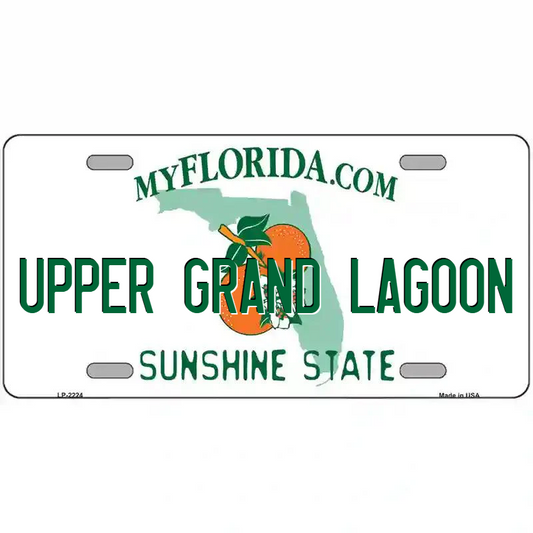 Upper Grand Lagoon Florida Metal Sign