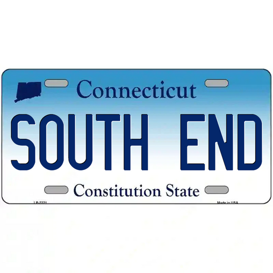 South End Connecticut Metal Sign