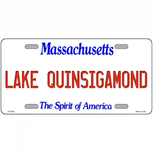 Lake Quinsigmond Massachusetts Metal Sign
