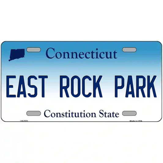 East Rock Ridge Connecticut Metal Sign
