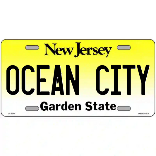 Ocean City New Jersey Metal Sign