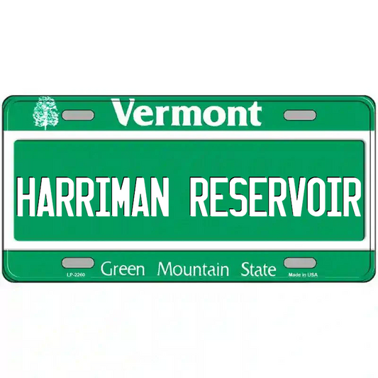 Harriman Reservoir Vermont Metal Sign