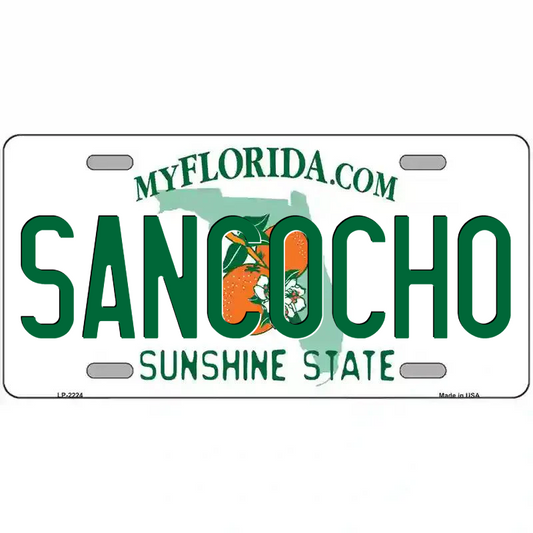 Sancocho Florida Metal Sign