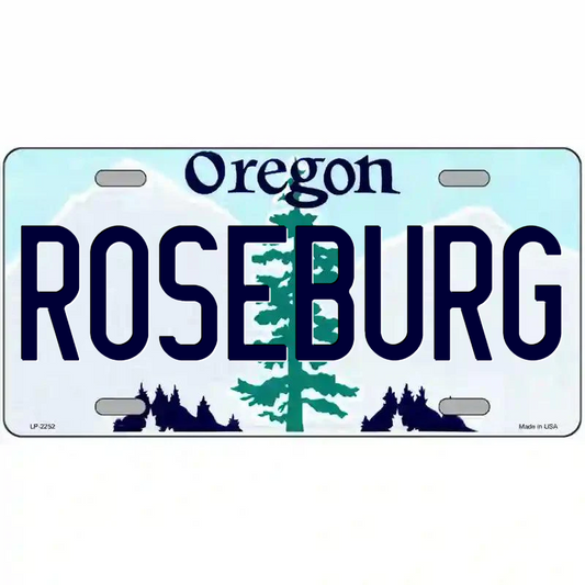 Roseburg Oregon Metal Sign