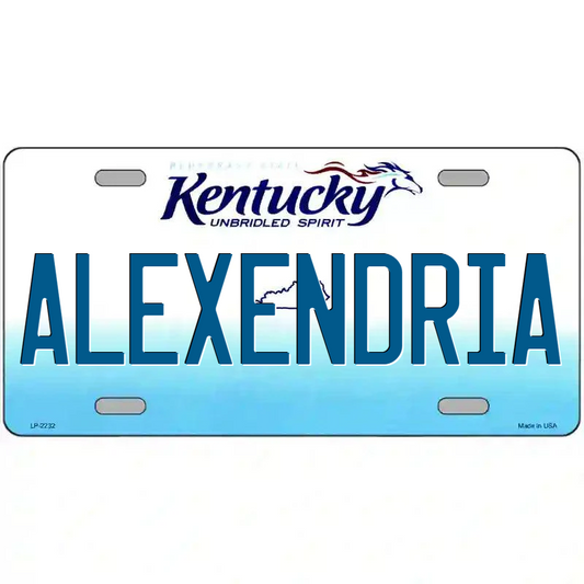 Alexandria Kentucky Metal Sign