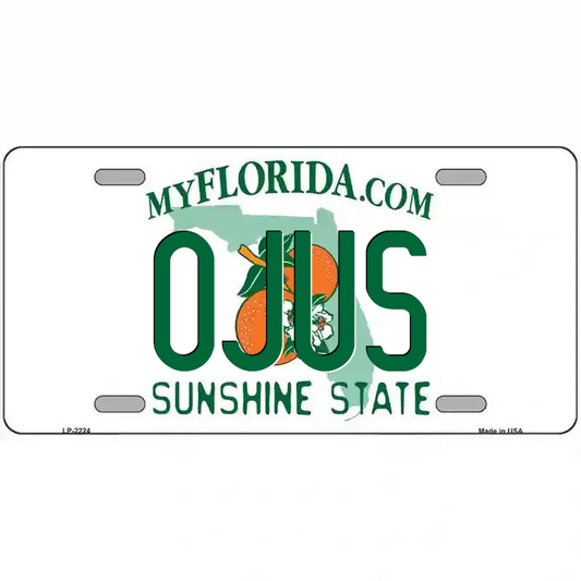 Ojus Florida Metal Sign