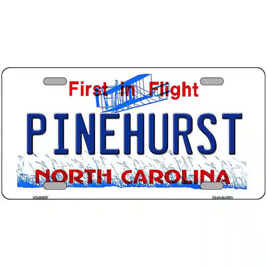 Pinehurst North Carolina Metal Sign