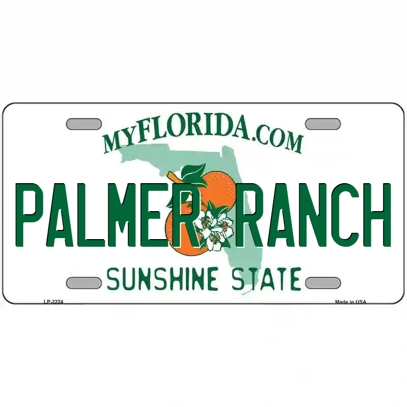 Palmer Ranch Florida Metal Sign