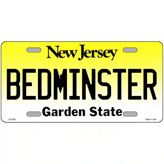 Bedminster New Jersey Metal Sign